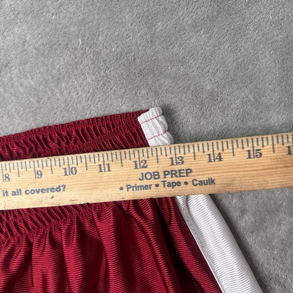 Vintage Alabama Crimson Tide Nike Team Basketball Shorts M Shiny Silky Dazzle - Picture 7 of 10